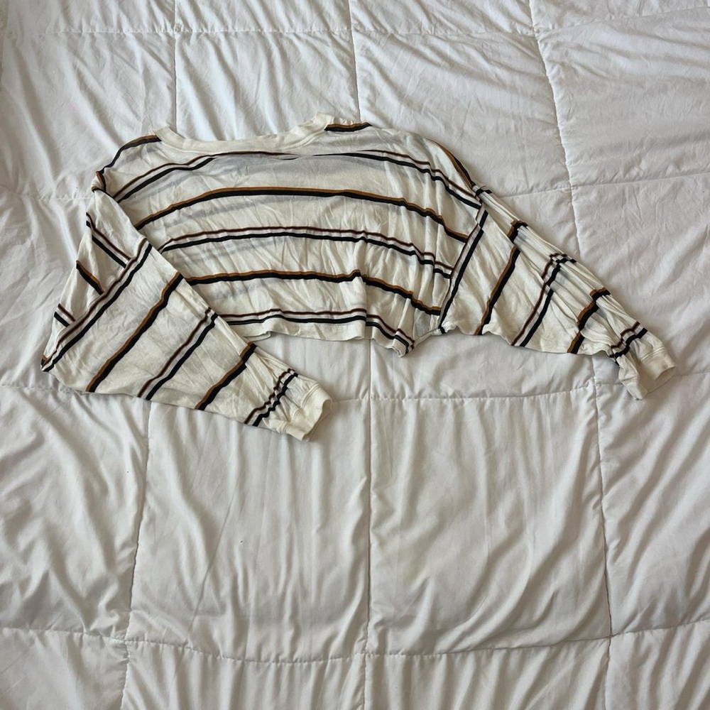 Striped Long Sleeve Women's Top